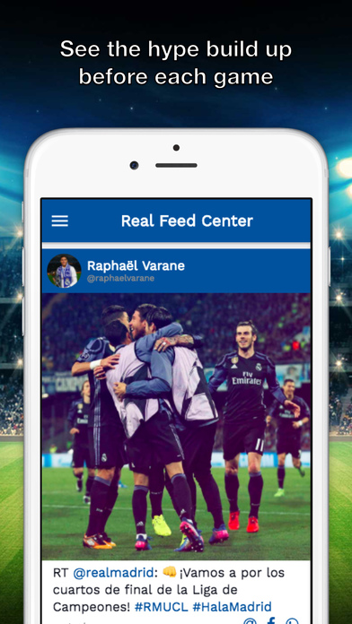 Feed Center for Real Madrid - News, Scores, Photos screenshot 3