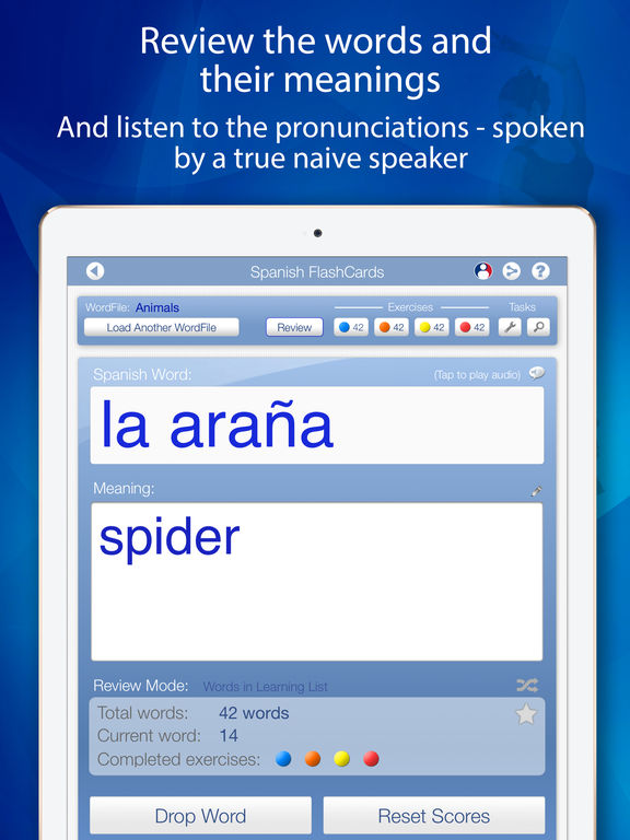 App Shopper: Learn Spanish FlashCards for iPad (Education)