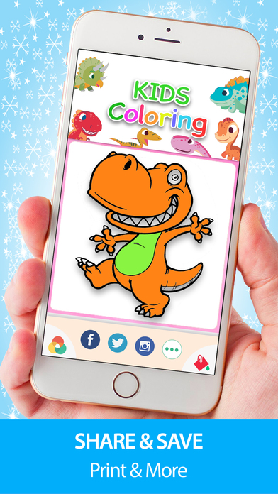 Dinosaur Coloring Book - Dino Colorful for Kids screenshot 2