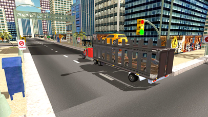 City Car Transporter Truck Simulation screenshot 3