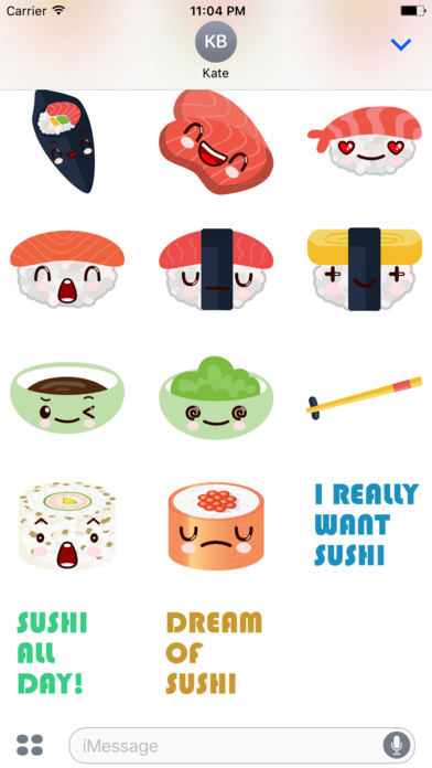 Animated SUSHiMoji Stickers screenshot 2