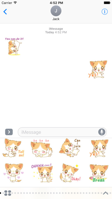 Lovely Cat Stickers Vol1 screenshot 3