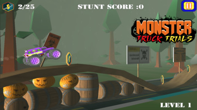 Monster Truck Trials - Monster Truck Race 4 kids screenshot 2