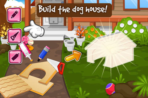 Build Puppy's Dog House - Repair Pet's Home screenshot 2