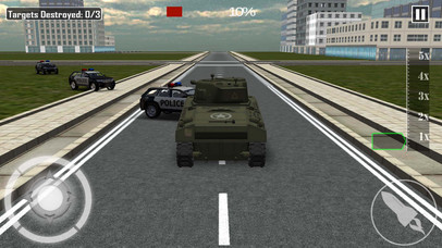 Police attack tank shooting screenshot 3