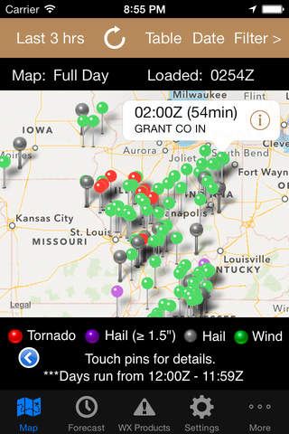 iDamage-Pushed Weather Storm Events Ipod Touch
