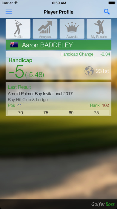GolferBoss screenshot 2
