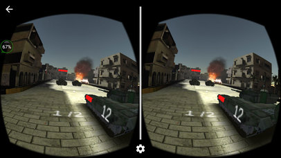 VR Town Tank Battle screenshot 2