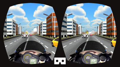 VR Hover Motor-Bike Sim : Off-Road Crazy drive 3D screenshot 2