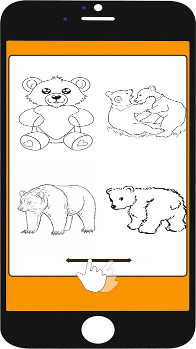 Kindergarten Learning Coloring for teddy bear screenshot 2
