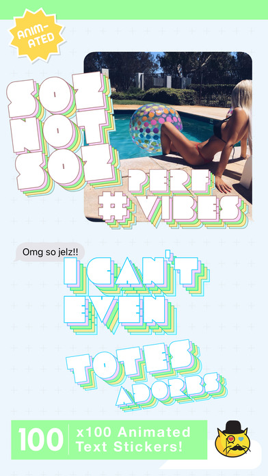 #VIBES : Animated Text Stickers screenshot 2