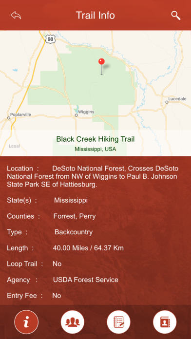 Mississippi State Parks, Trails & Campgrounds screenshot 4