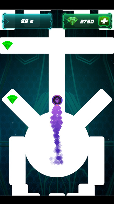 Follow the Line 2: Glow space, finger slide game screenshot 4
