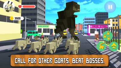 Blocky City Goat Full screenshot 3