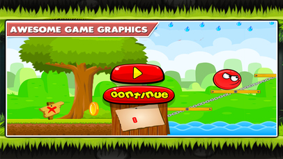 Bouncing Red Ball Game screenshot 2