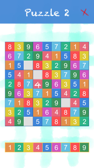 Sudoku Color - Classic Number Jigsaw screenshot 2