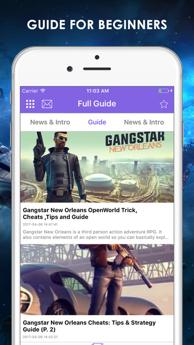 Guide for Gangstar New Orleans Pro screenshot 2