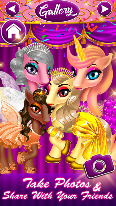 Pony Games: Little Dress up Pony Games for Girls screenshot 4