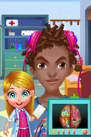 Fashion Boy's Brain Surgery-Doctor Play Game screenshot 3
