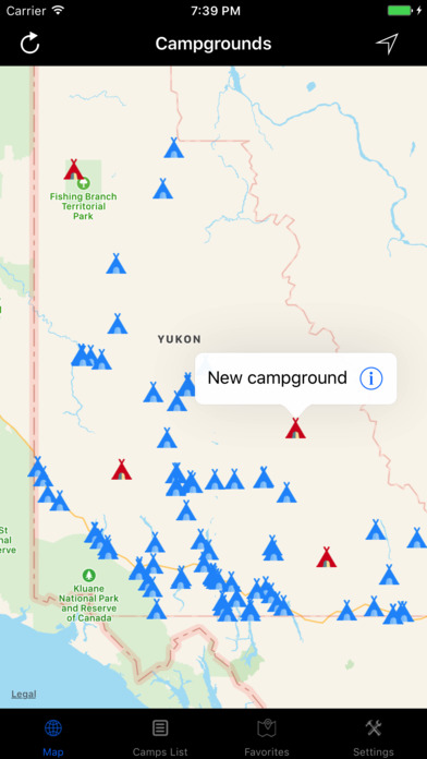 Yukon – Campgrounds & RV Parks screenshot 3