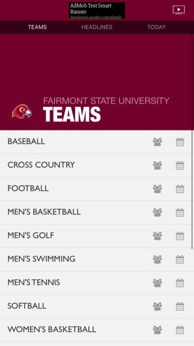 Fairmont State University Fighting Falcons screenshot 2