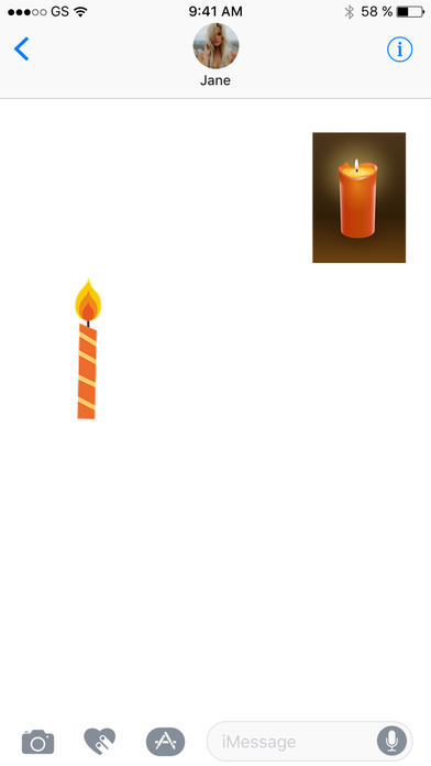 Candles One Sticker Pack screenshot 3