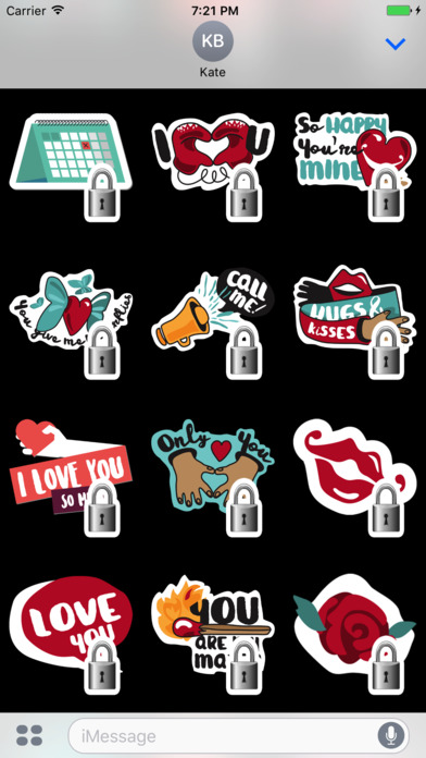 In Love Sticker Pack screenshot 3
