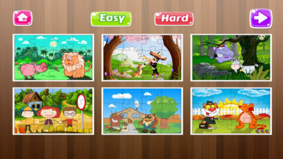 Jigsaw Puzzle Box Wild Animals Cartoon Brain Train screenshot 3