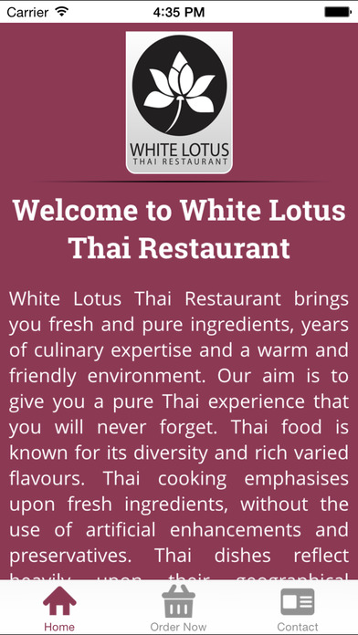 White Lotus Thai Restaurant screenshot 2