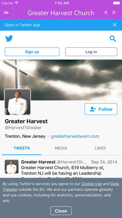 Greater Harvest Church WWM screenshot 2