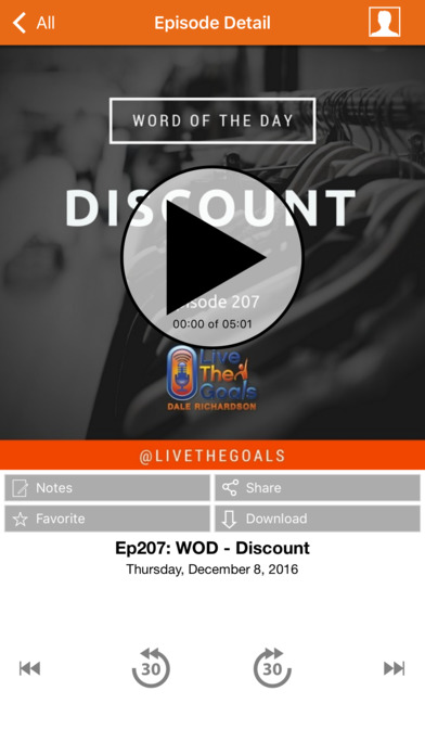 Live The Goals Podcast with Dale Richardson, Esq. screenshot 2