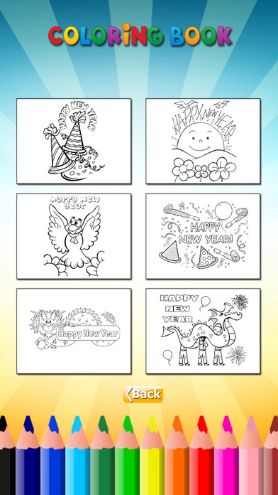 Happy New Year - Coloring Book for me & children screenshot 3