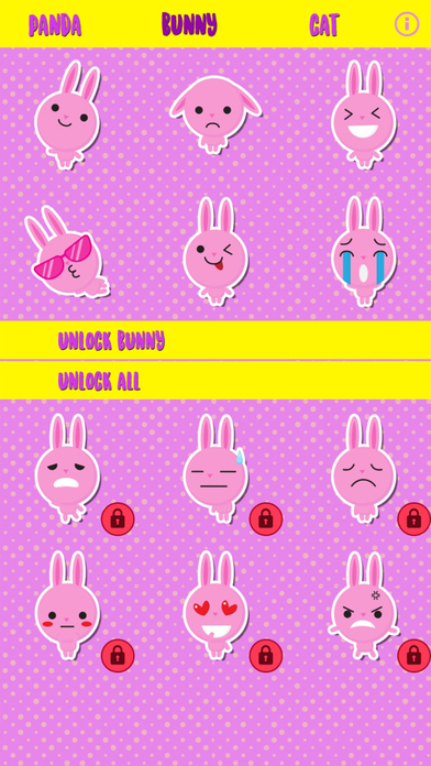 Stickers for iMessage – Cute & Funny Emojis screenshot 4