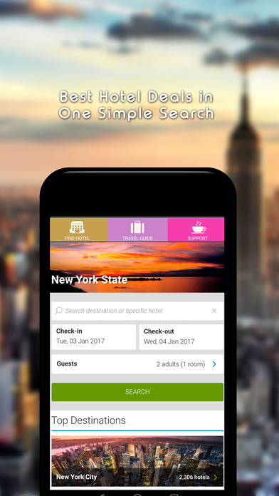 New York Hotel Booking Search screenshot 2