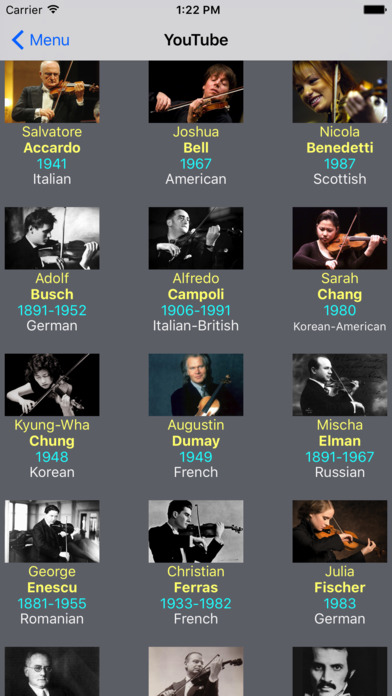 Famous Violinists screenshot 2