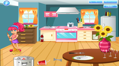 cleaning house decorating games girl for free screenshot 3