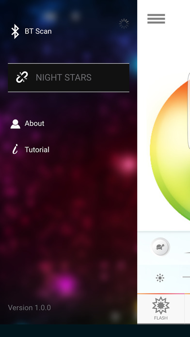 Night Stars Landscape Light Bluetooth Remote screenshot 2