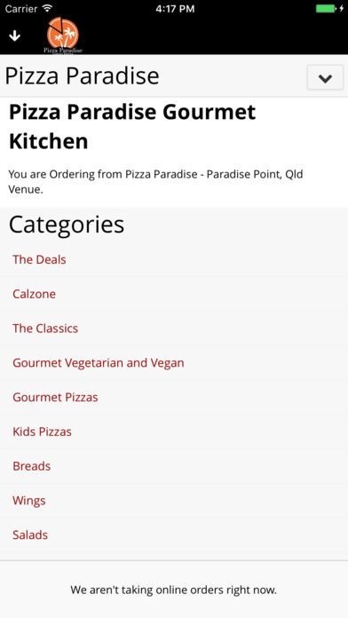 Pizza Paradise Gourmet Kitchen screenshot 3