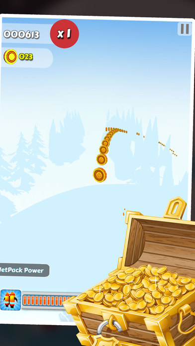 Santa Snow Surfer- Christmas Runner Game screenshot 2