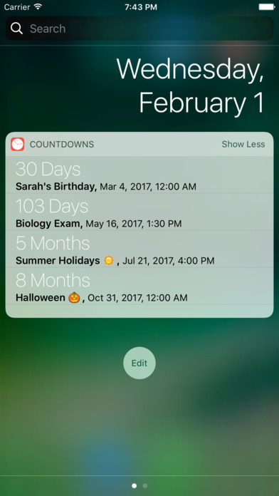 Countdown to Events screenshot 3