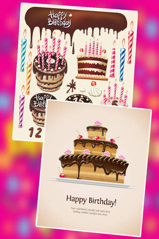 Birthday Greeting Cards - Free Birthday Cards screenshot 3
