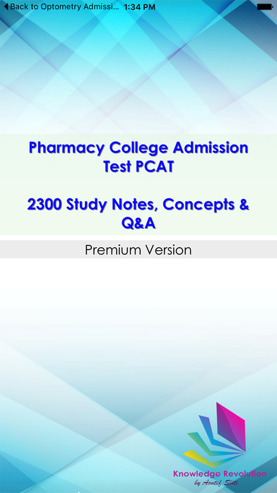 Pharmacy College Admission Test PCAT Exam Prep Q&A screenshot 2