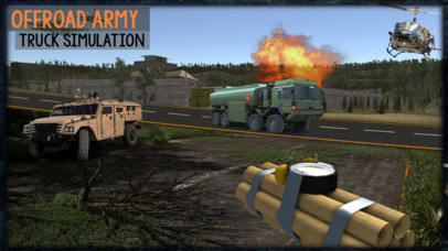 Army Truck Simulator 2017: Offroad Free screenshot 3
