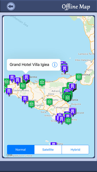 Sicily Island Offline Tourism Guide screenshot 2