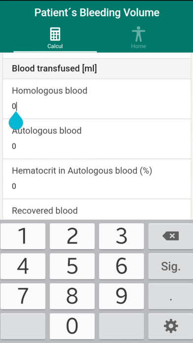 Patient Bleeding Volume screenshot 3