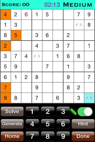 Sudoku - Pro Sudoku Version….. screenshot 2