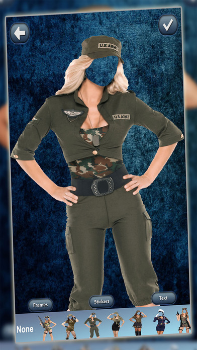 Army Woman PhotoFrames screenshot 3
