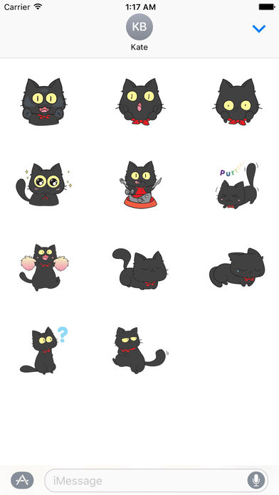 Black Munchkin Kitten The Shortest Leg Cat Sticker screenshot 3