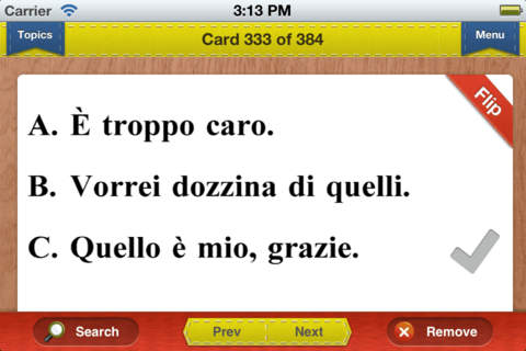 NY Regents Italian Vocabulary Flashcards Exambusters Education