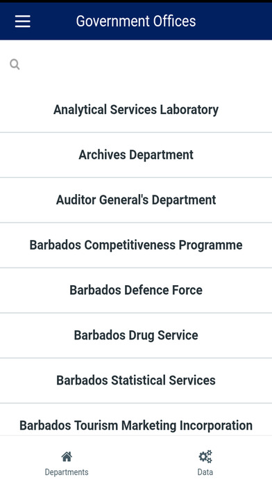Barbados Government Directory screenshot 2
